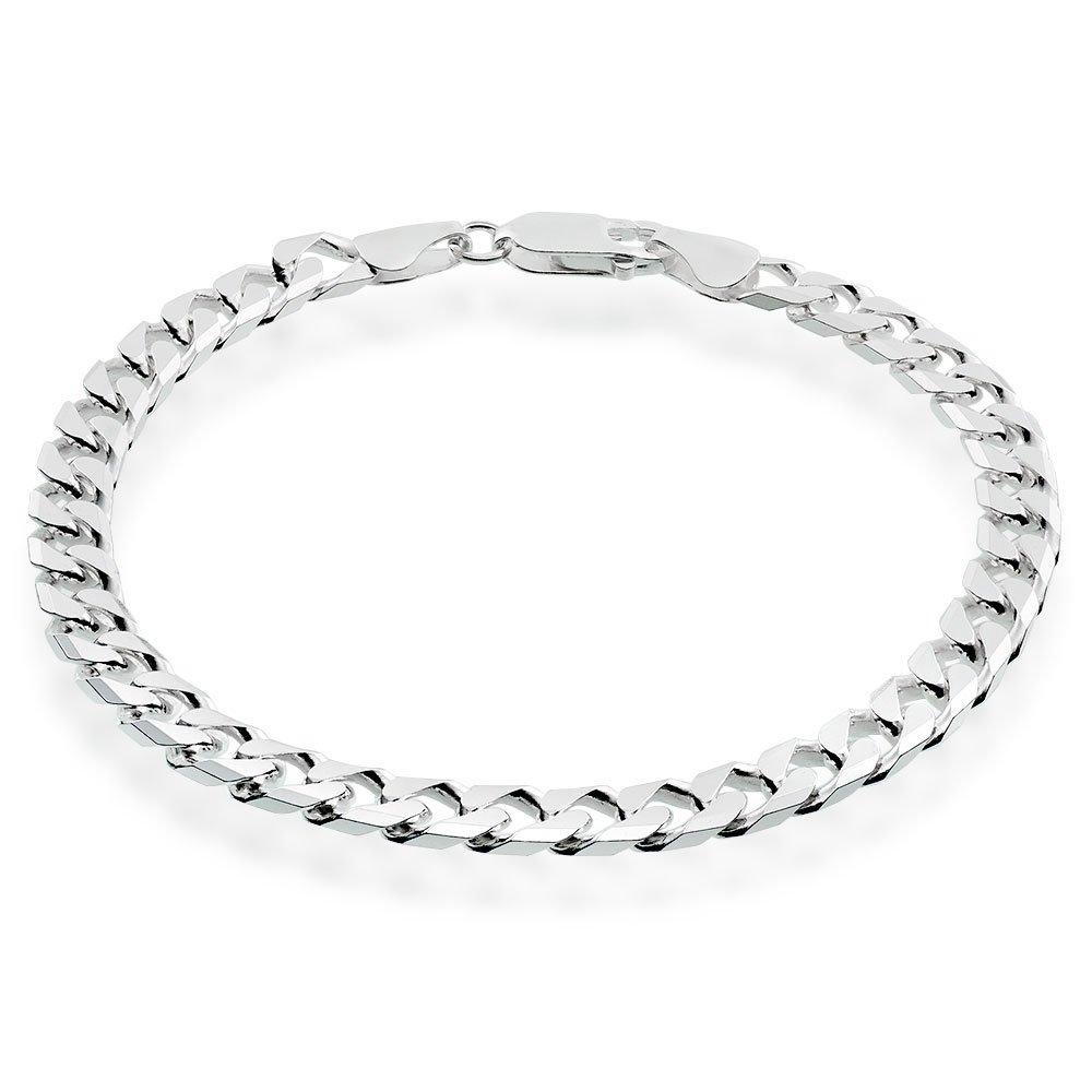 Silver Curb Men's Bracelet